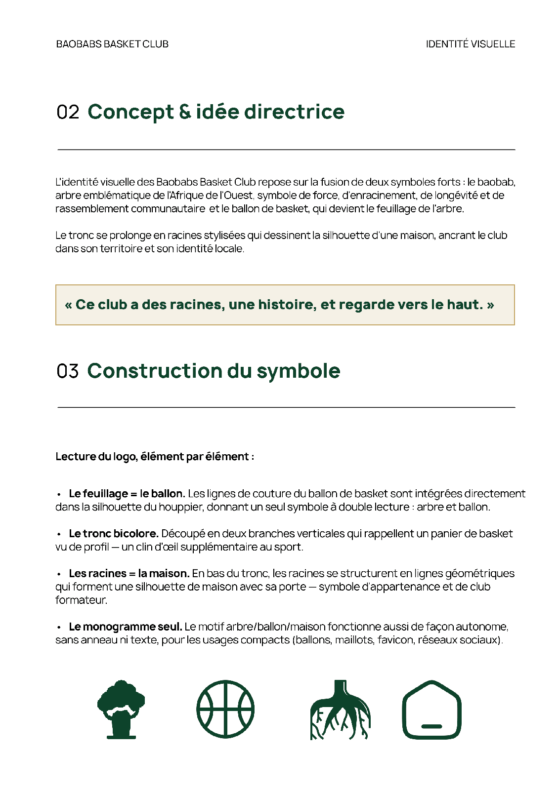 Brand guidelines Baobabs Basket Club