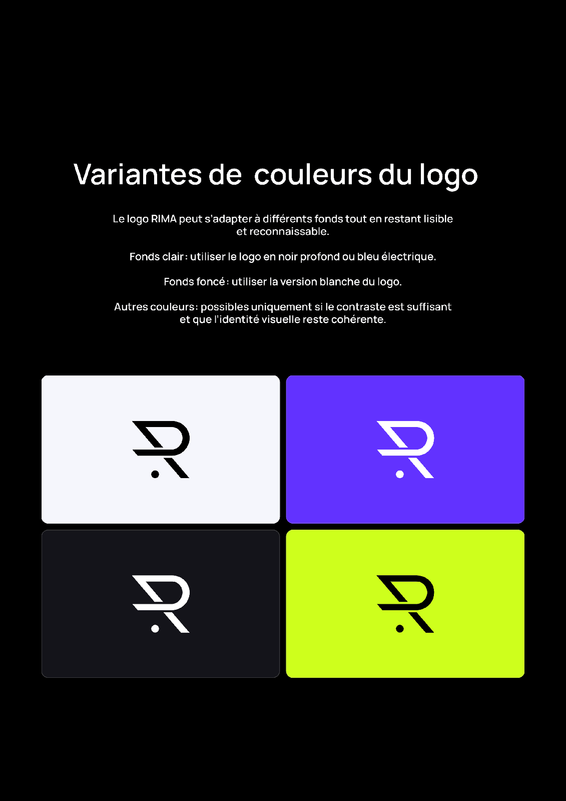 Brand guidelines RIMA