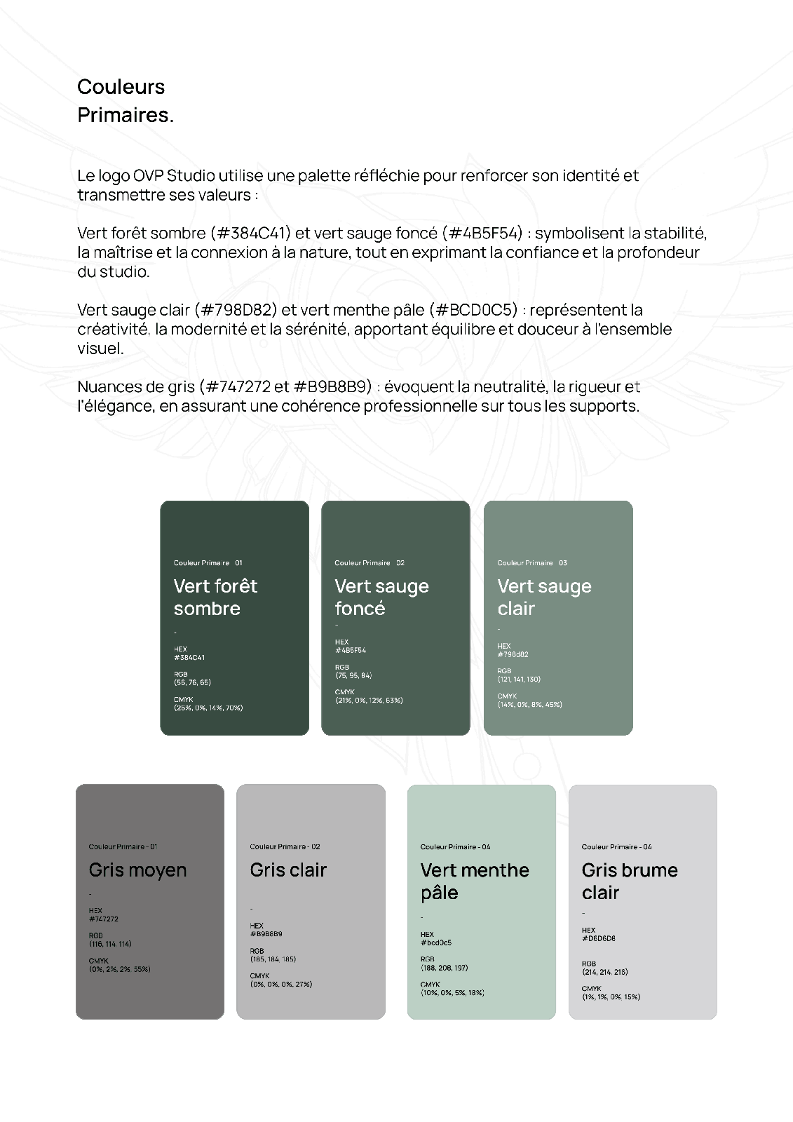 Brand guidelines OVP Studio