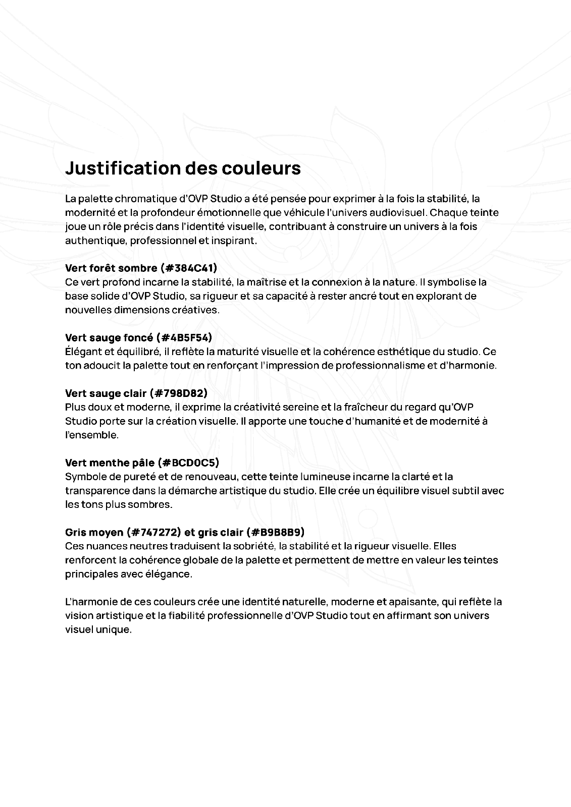 Brand guidelines OVP Studio