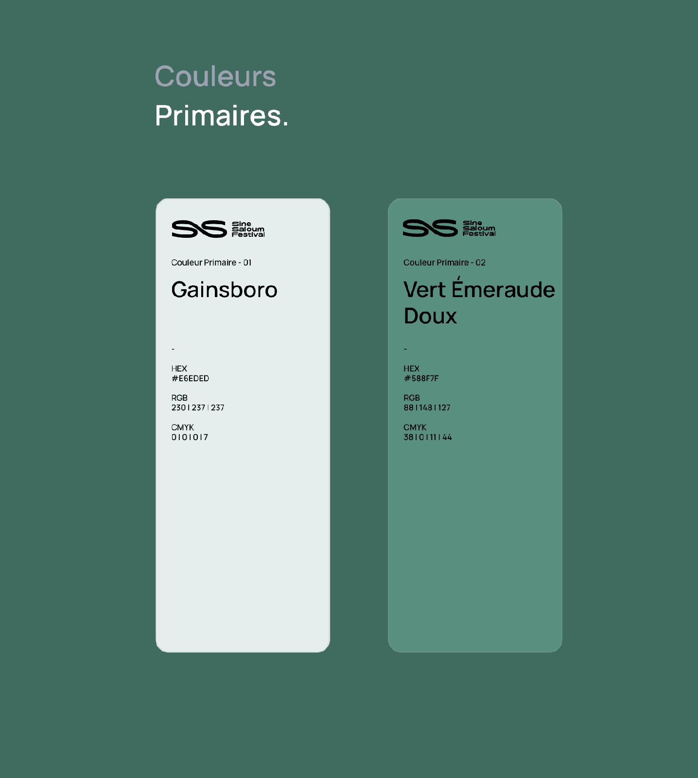 Brand guidelines Sine Saloum Festival