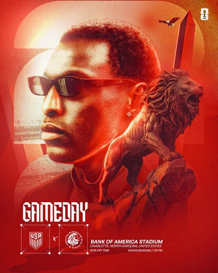 USA vs Sénégal, Sports Key Visual